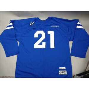 Vintage Southpole Jersey Mens XL Blue #21 Shirt Football Hockey Hip Hop Y2K